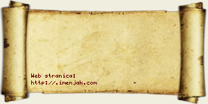 Isidora Grujičić vizit kartica